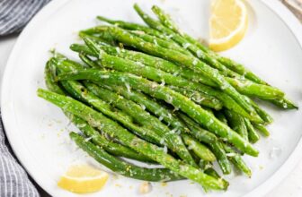 Air Fryer Inexperienced Beans – thestayathomechef.com