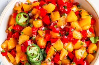 Peach Salsa – Spend With Pennies