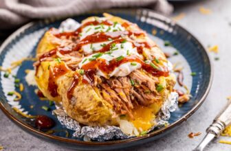 Pulled Pork Loaded Potato – The Keep At Residence Chef