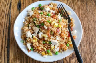 Hen and Bacon Fried Rice