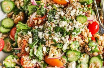 Mediterranean Farro Salad – Spend With Pennies