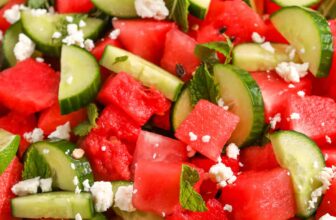 Simple Watermelon Salad (with feta)