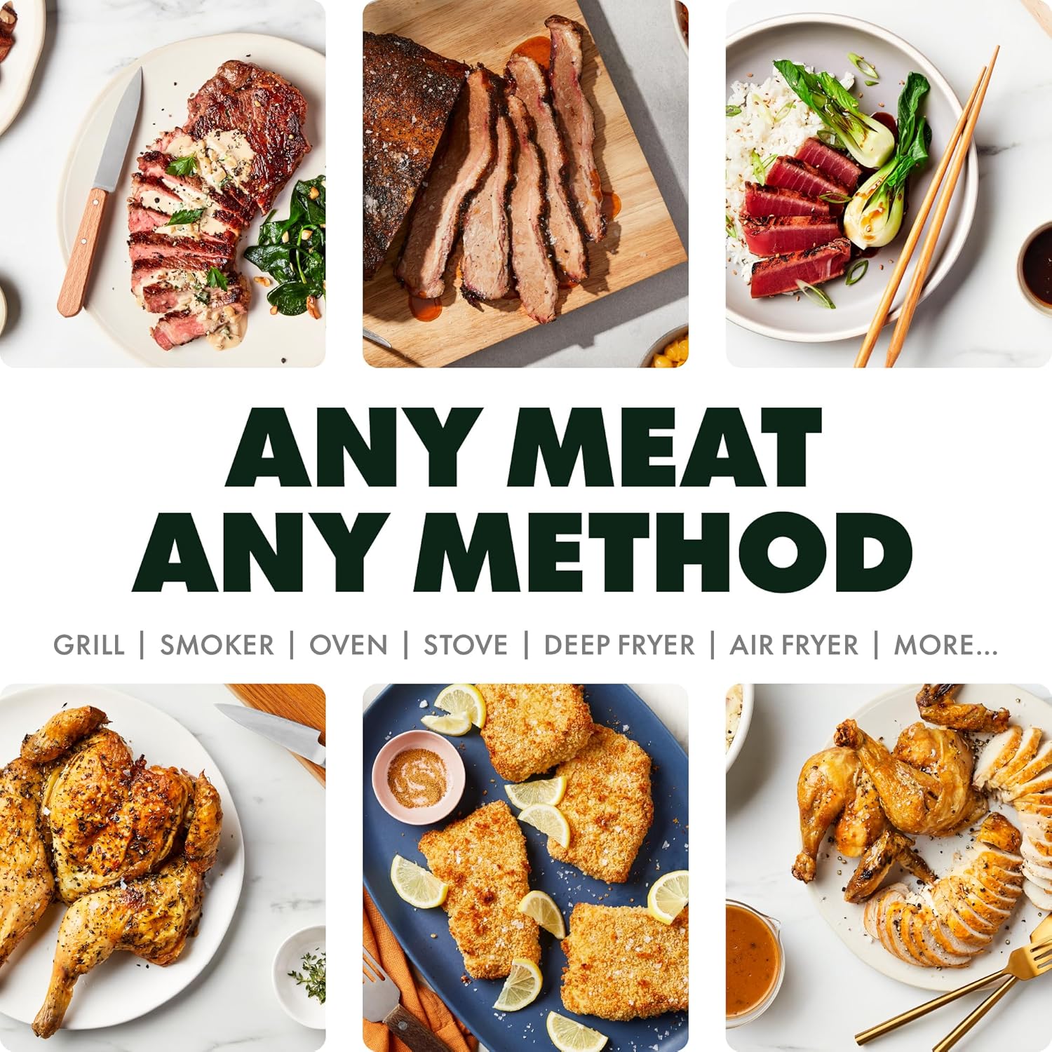 CHEF iQ Sense | Smart Wireless Meat Thermometer | 3 Ultra-Thin Probes | WiFi Unlimited Range | 1000°F Heat Safe | 5 Sensors | BBQ, Grill, Oven, Smoker, Air Fryer | Gen3 - Image 7