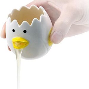 LuoCoCo Cute Egg Separator, Ceramic...