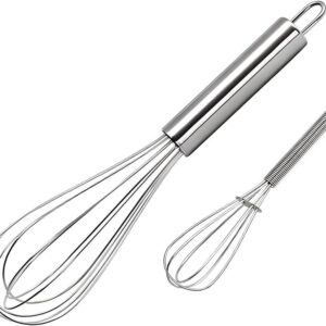 10 inch Stainless Steel Whisk, 5 in...
