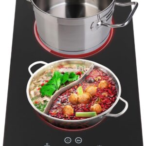 Double Induction Cooktop 1200W+900W...