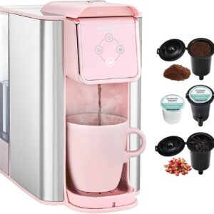 Mecity Pink Coffee Maker 3-in-1 Sin...