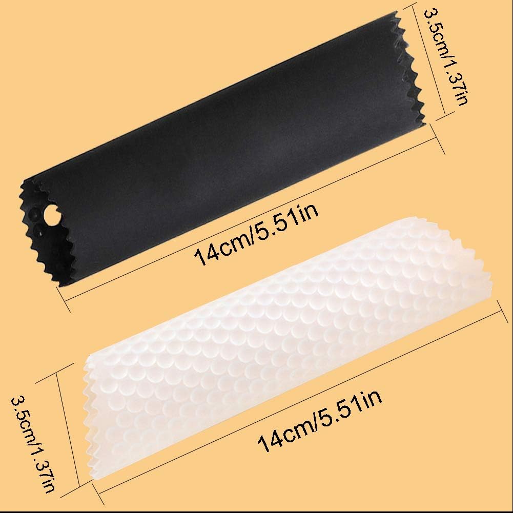2 Set Silicone Garlic Peeler Easy Roller Tube Useful Garlic Odorfree Kitchen Tool (Black,Clear) - Image 5
