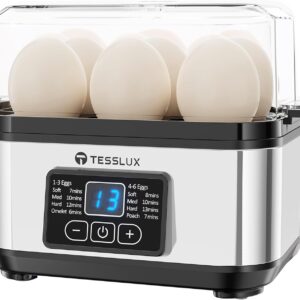 Electric Rapid Egg Cooker, 6 Egg Ca...