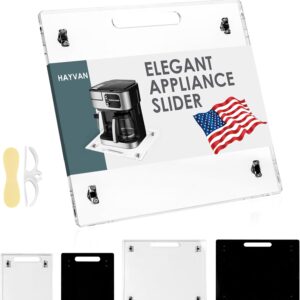 HAYVAN Acrylic Sliding Tray for Cof...