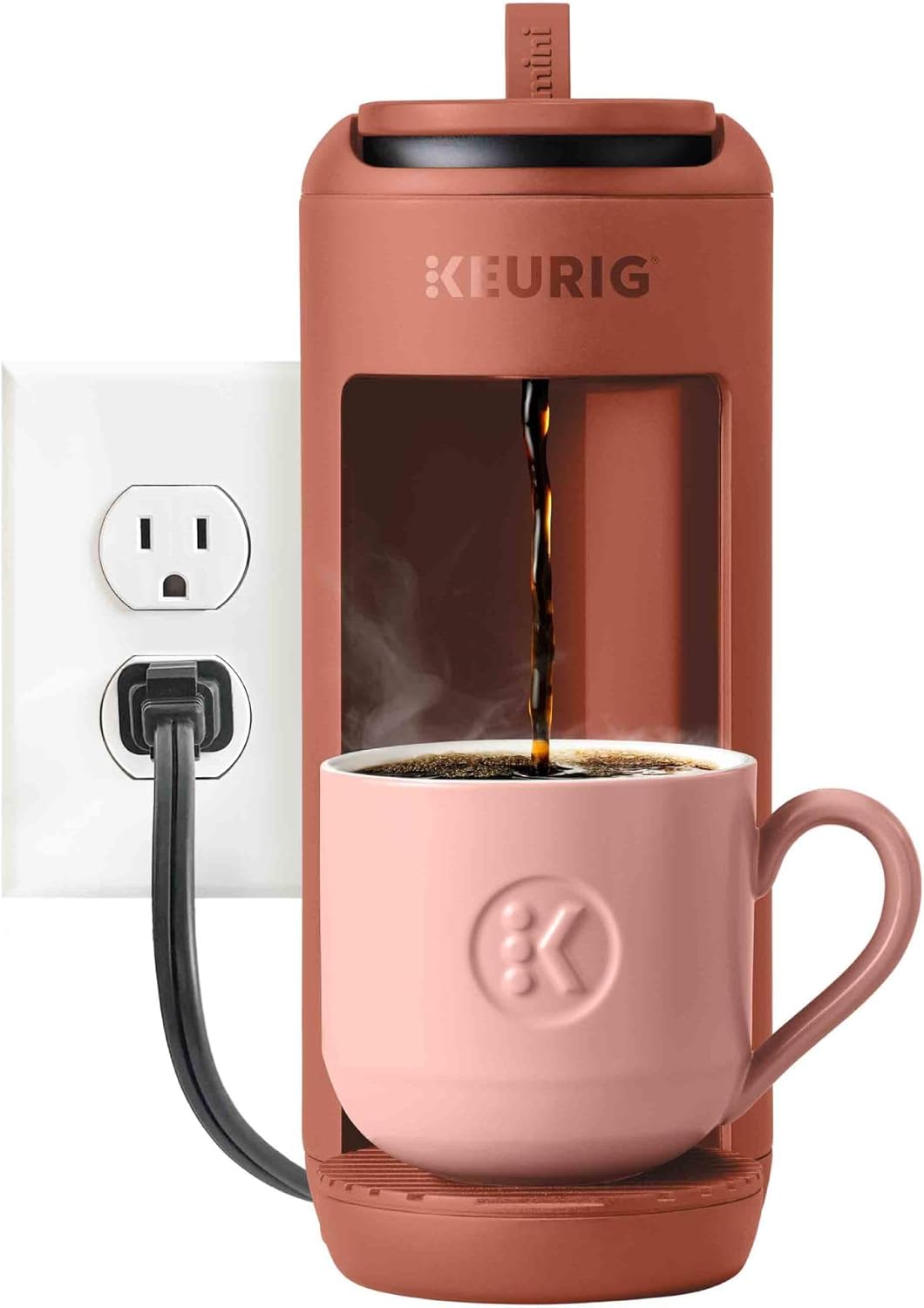 Keurig K-Mini Mate Single Serve K-Cup Pod Coffee Maker, Brews Up to 12 oz Cup, Compact Portable Coffee Machine for Small Spaces, Great for Dorms & Offices, Red Rocks - Image 8