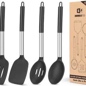 Pack of 4 Silicone Cooking Utensils...