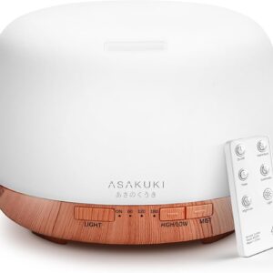 ASAKUKI Essential Oil Diffuser 500m...