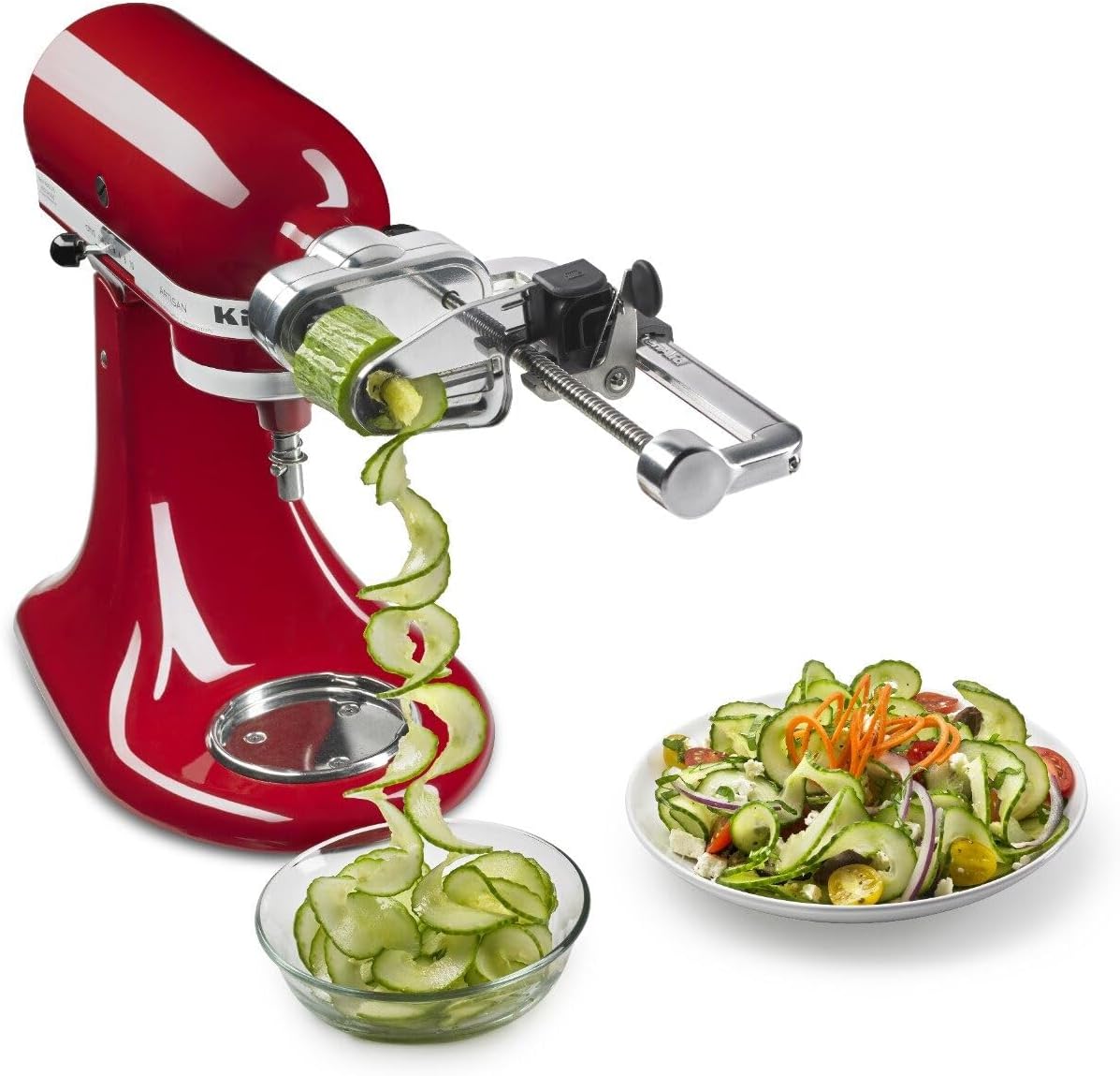 KitchenAid 7 Blade Spiralizer Plus with Peel, Core and Slice - KSM2APC - Image 4
