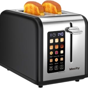Mecity 2 Slice Touch Screen Toaster...