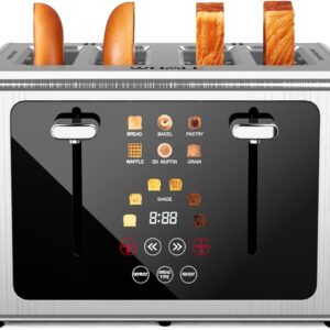 WHALL Touch Screen Toaster 4 Slice,...