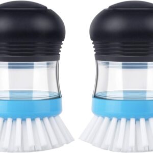 MR.SIGA Soap Dispensing Palm Brush,...