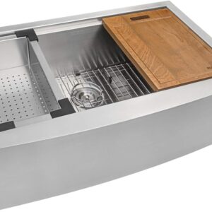 Ruvati 33-inch Apron-front Workstat...