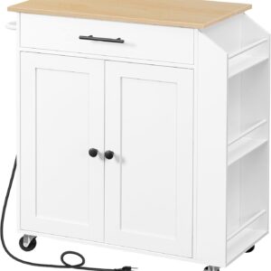 HOOBRO Kitchen Island with Power Ou...