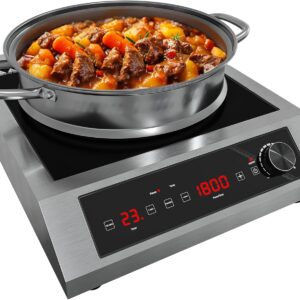 Commercial Induction Cooktop 1800W,...