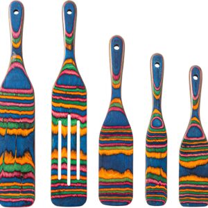 Pakkawood Spurtle Set, Gudamaye 5 P...