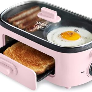 GreenLife 3-in-1 Breakfast Maker St...