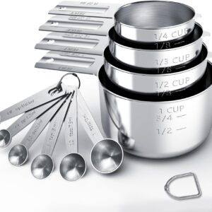 TILUCK Stainless Steel Measuring Cu...