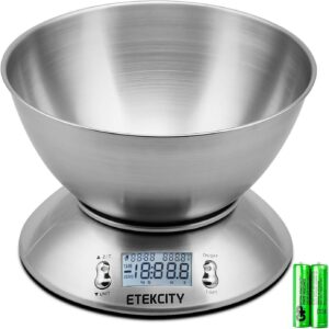 Etekcity Food Kitchen Scale with Bo...