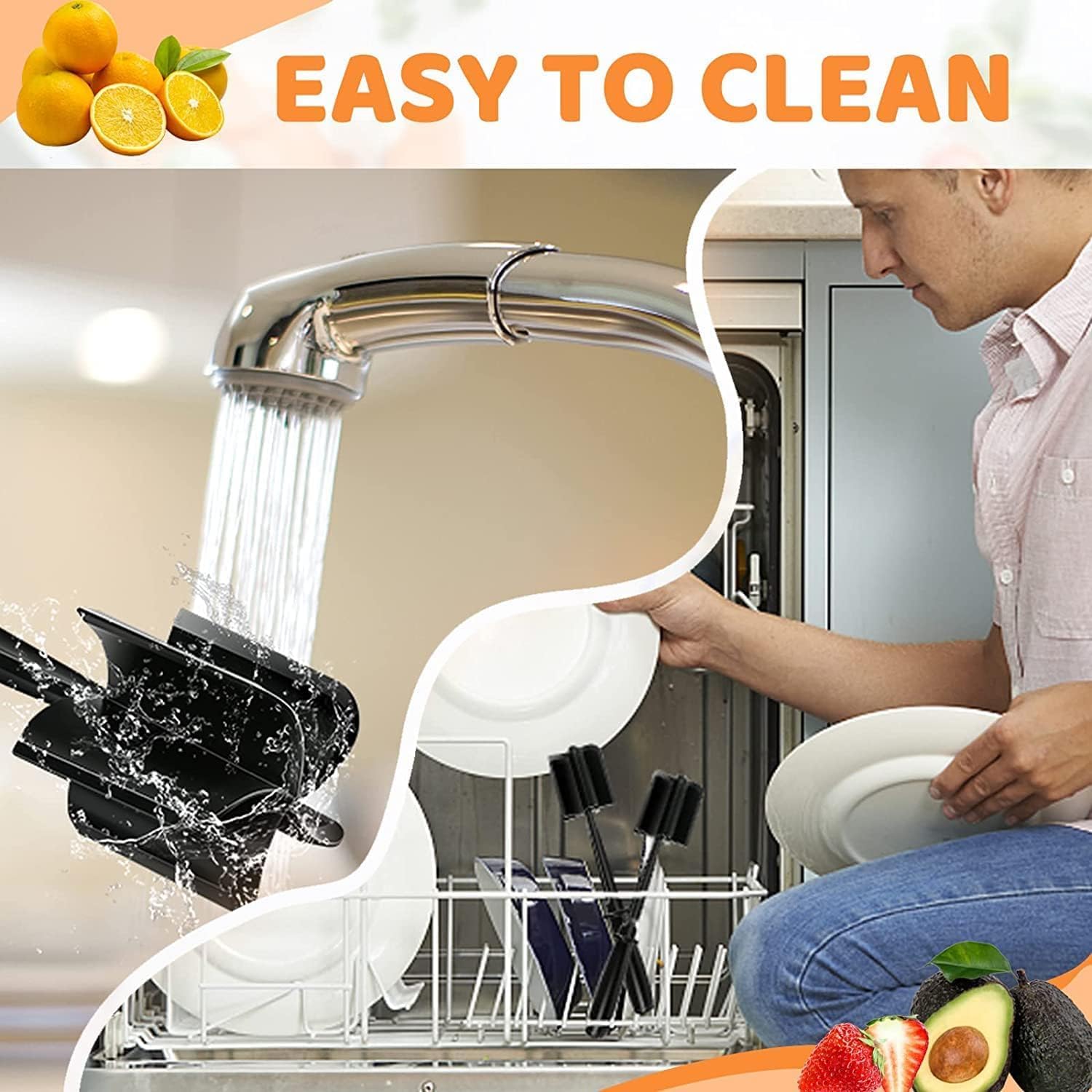 Meat Chopper, Hamburger Chopper, Potato Masher-Professional Multifunctional Heat Resistant Nylon Ground Beef Smasher Kitchen Tools And Gadgets, Safe For Non-Stick Cookware - Image 6