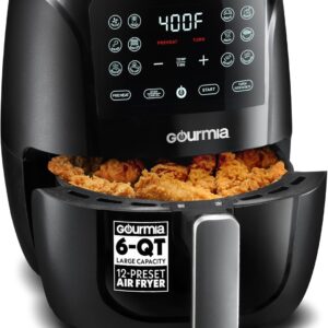 Gourmia Air Fryer – 6 Qt Larg...