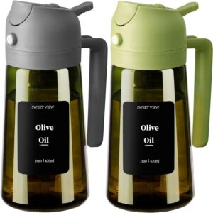 2PCS Olive Oil Dispenser and Oil Sp...