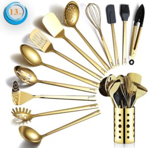Gold Cooking Utensils Set, Bergland...