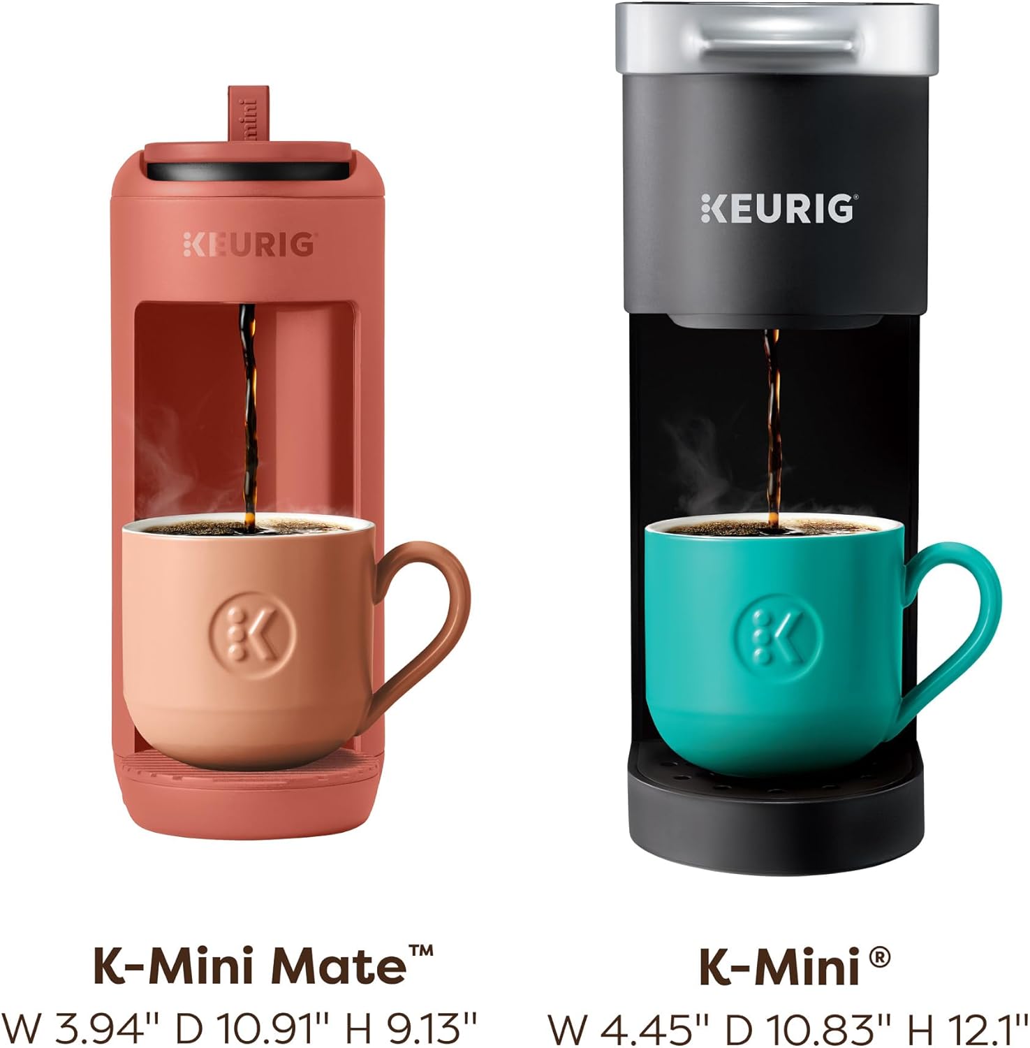 Keurig K-Mini Mate Single Serve K-Cup Pod Coffee Maker, Brews Up to 12 oz Cup, Compact Portable Coffee Machine for Small Spaces, Great for Dorms & Offices, Red Rocks - Image 5