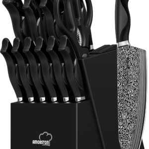 Knife Set, 15 Pieces Kitchen Knife ...