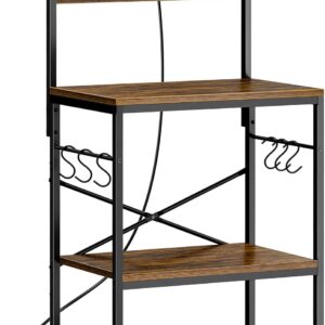 SUPERJARE Kitchen Bakers Rack with ...