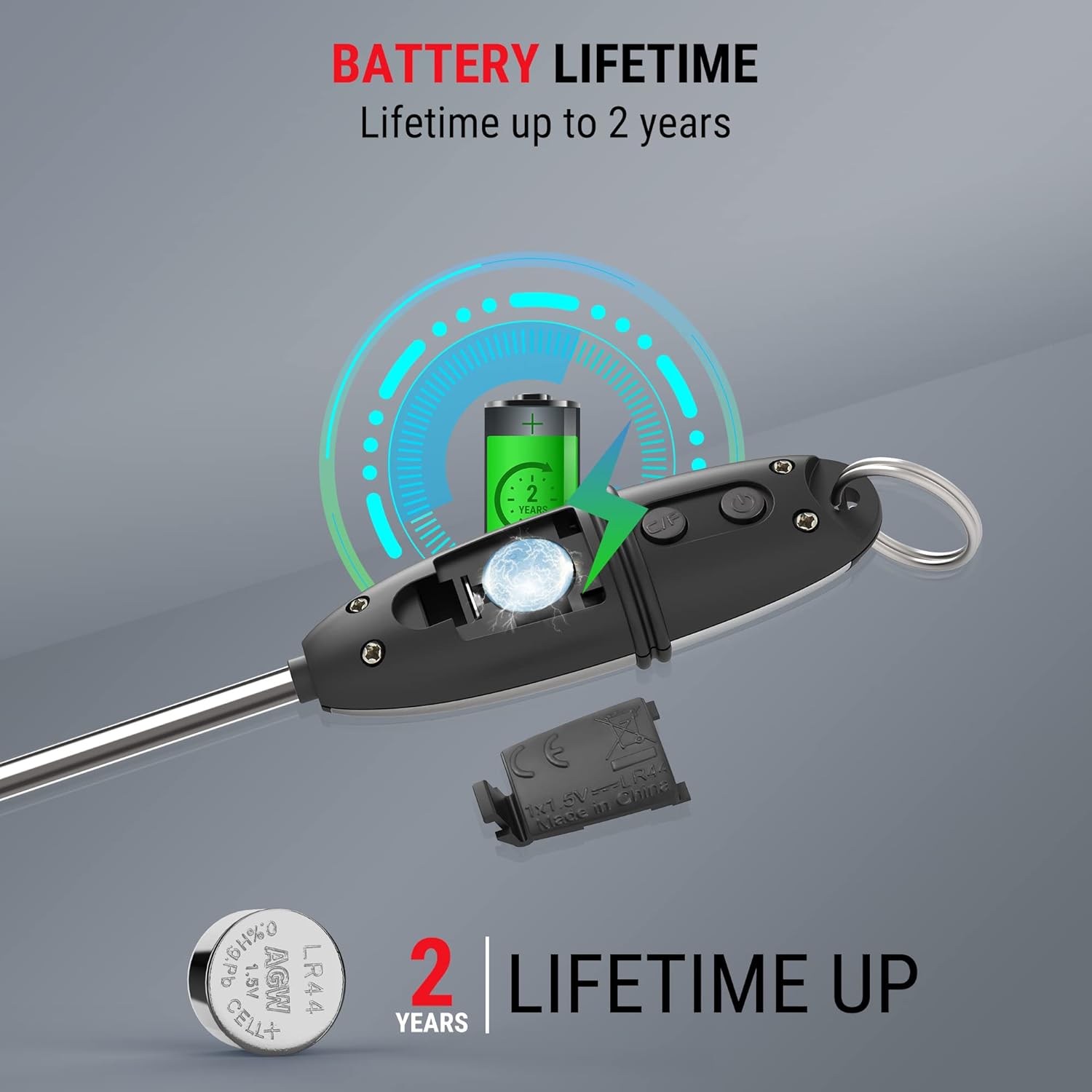 TempPro TP02S Digital Food Thermometer for Cooking Bread Baking Sourdough Liquids, Meat Thermometer Digital with Super Long Probe for Kitchen BBQ Yogurt Candy Making Accessory (Previously ThermoPro) - Image 4