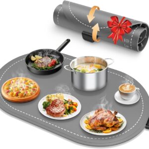 Warming Mat for Food with Adjustabl...