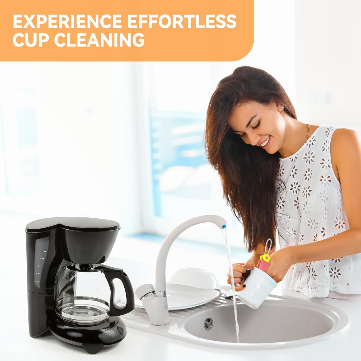 3 in 1 Cup Lid Gap Cleaning Brush Set, Multifunctional Bottle Cleaning Brush, Cup Lid Gap Cleaner, Home Kitchen Crevice Brush Tools(Multicolor) - Image 6