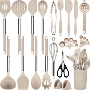 Silicone Cooking Utensils Set, 28 P...