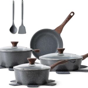 SENSARTE Nonstick Cookware Set 13-P...