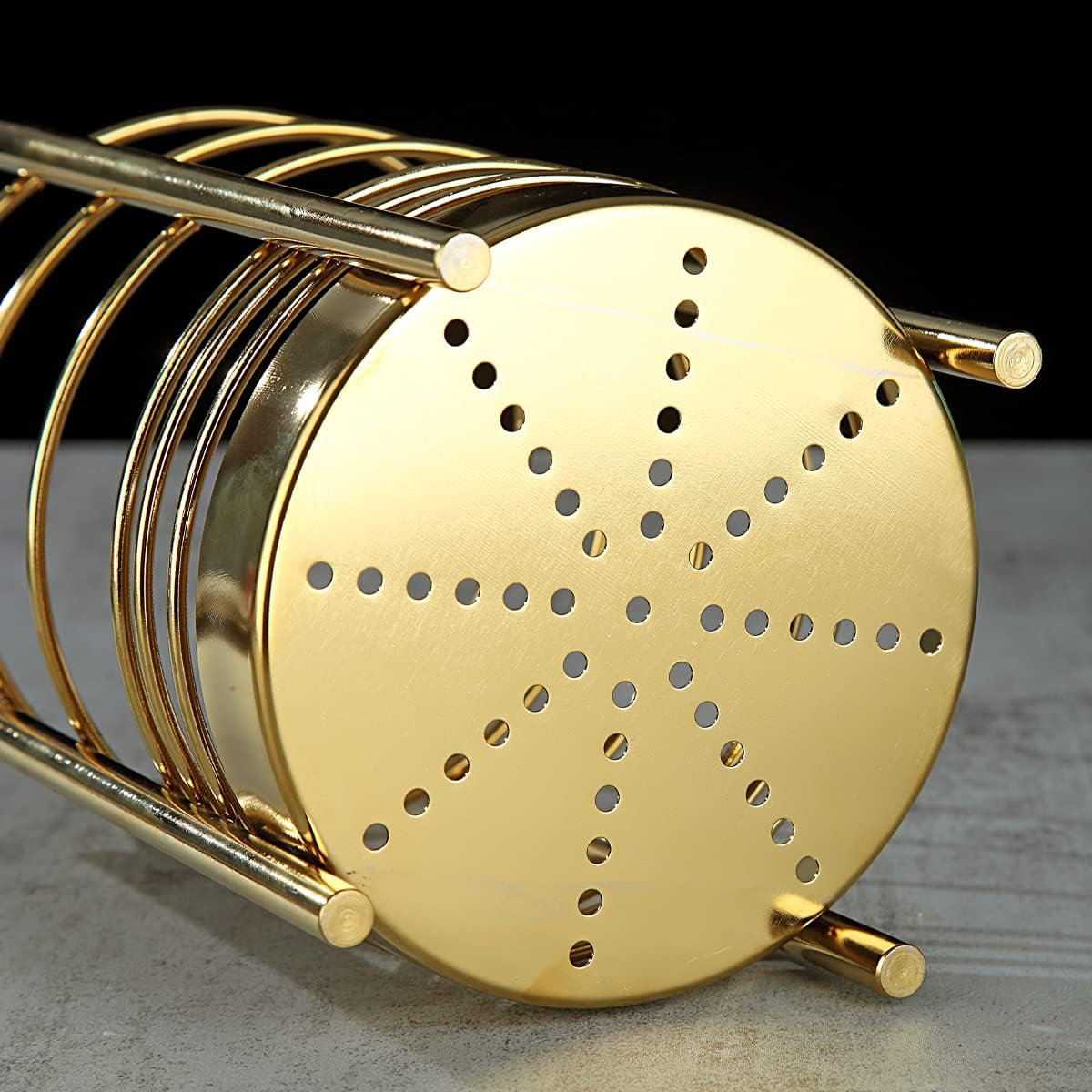 Gold Kitchen Utensils Set, Berglander 38 Pieces Non-stick Silicone Cooking Tools Spoon Spatula Set With Sturdy Stainless Steel Utensil Holder, Dishwasher Safe - Image 4