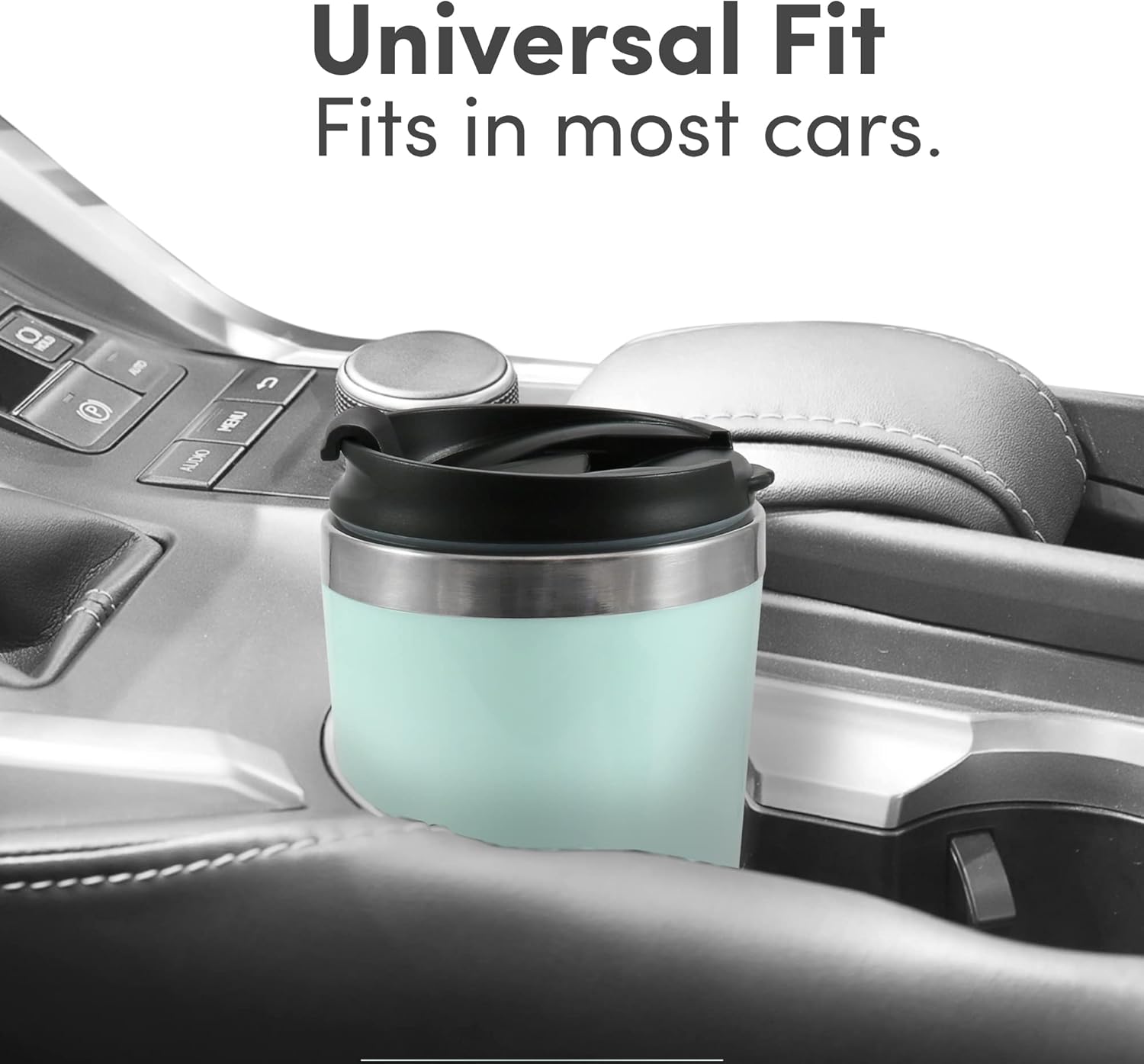 Elite Gourmet EHC113M Personal Single-Serve Compact Coffee Maker Brewer Includes 14Oz. Stainless Steel Interior Thermal Travel Mug, Compatible with Coffee Grounds, Reusable Filter, Mint - Image 3