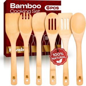 Riveira Bamboo Cooking Spoons 6-Pie...