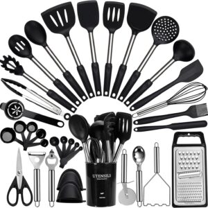 Large Cooking Utensils Set, 35 Pcs ...