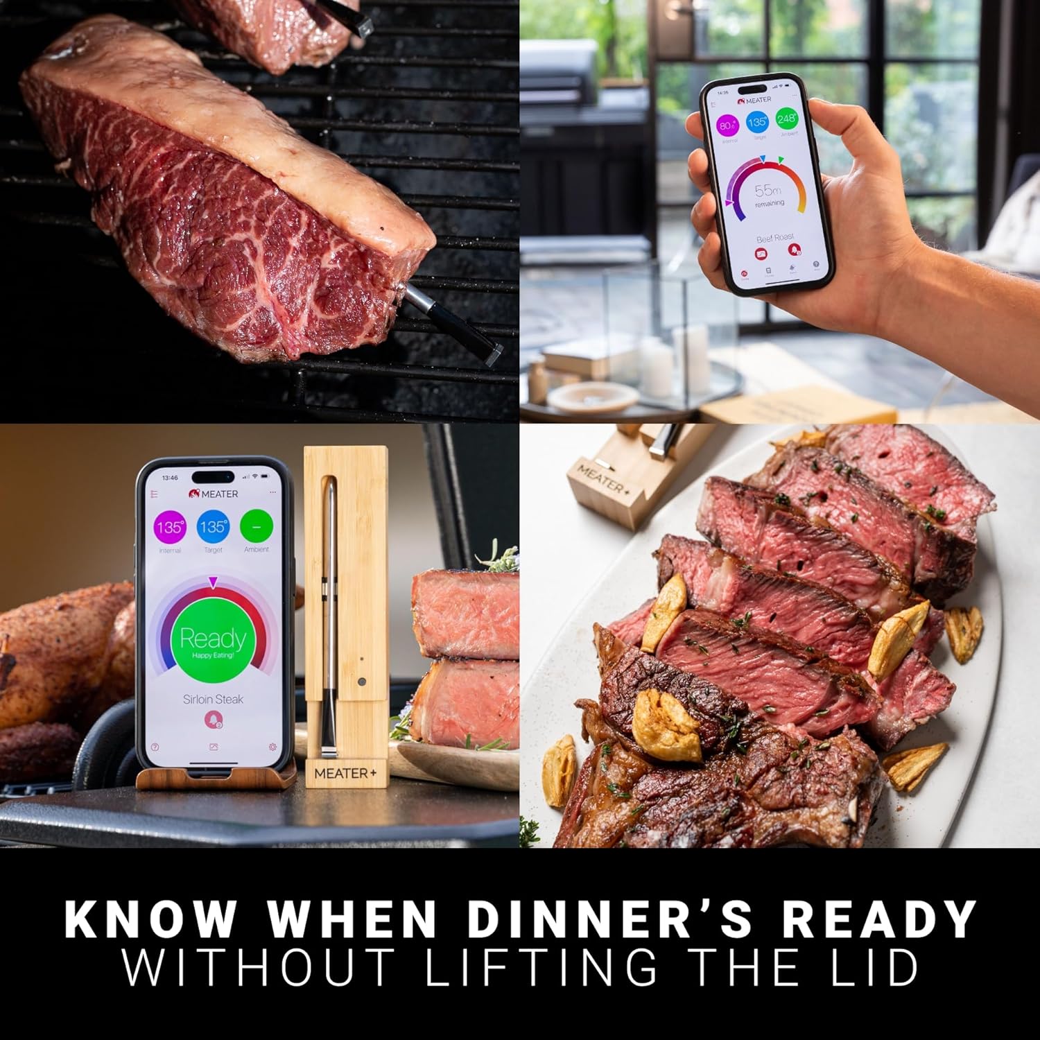 MEATER Pro: Smart Bluetooth Wireless Meat Thermometer Digital | 1000°F Heat Resistance | Long Range | Certified Accuracy | BBQ, Oven, Grill, Smoker, Air Fryer, Deep Fryer - Image 2