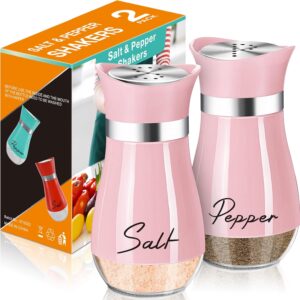 Salt and Pepper Shakers Set,4 oz Gl...
