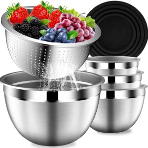 Mixing Bowls with Lids Set, Stainle...