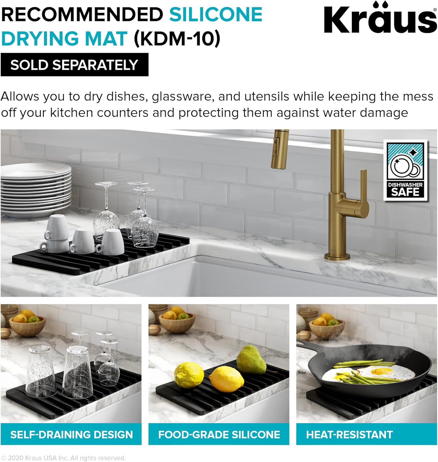 KRAUS Kore Workstation 45-inch Undermount 16 Gauge Stainless Steel Kitchen Sink, Single Bowl Kitchen Sink with Accessories, KWU120-45 - Image 9
