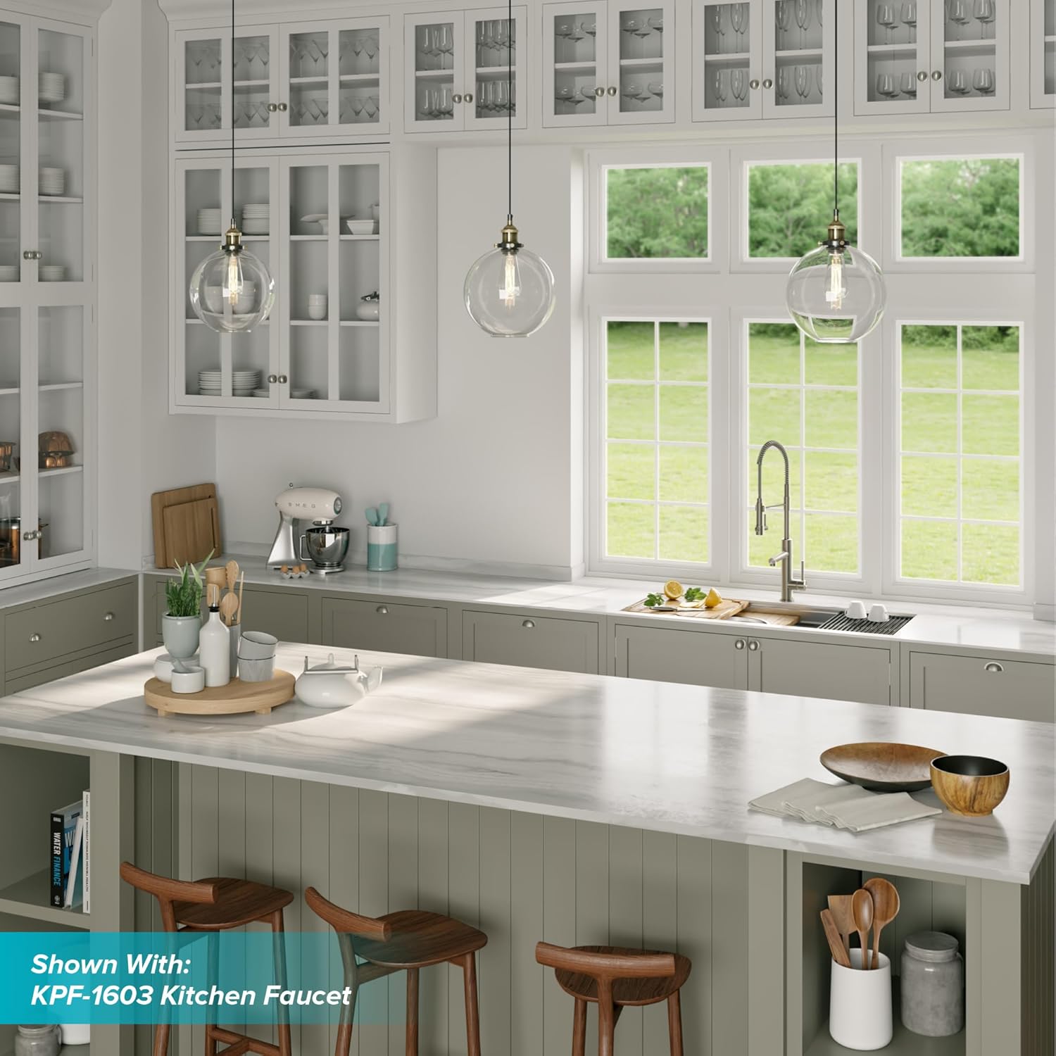 KRAUS Kore Workstation 45-inch Undermount 16 Gauge Stainless Steel Kitchen Sink, Single Bowl Kitchen Sink with Accessories, KWU120-45 - Image 3