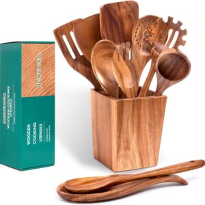 Wooden Spoons for Cooking, Premium ...